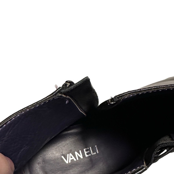 Vaneli Black Leather Ankle Boots – Women’s Size 13 M - EUC - Picture 2 of 12